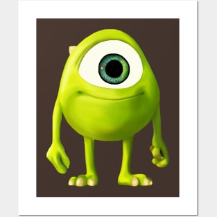 Baby Mike Wazowski Posters and Art